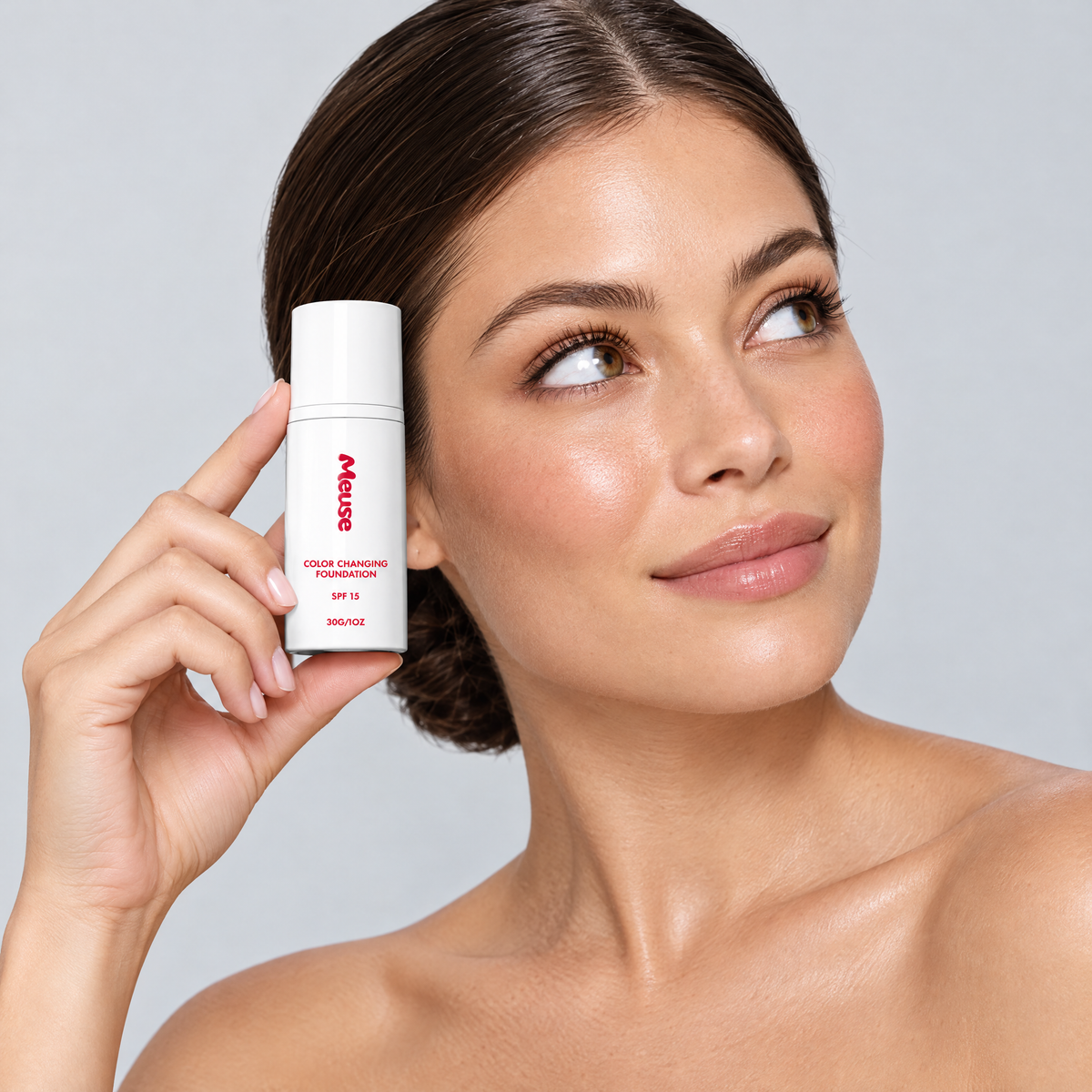 Model met de Color Changing Foundation van Meuse